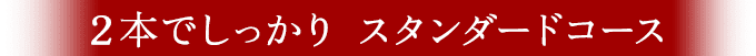 ２本でしっかりスタンダードコース