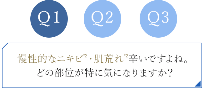 どの部位が得にきになりますか