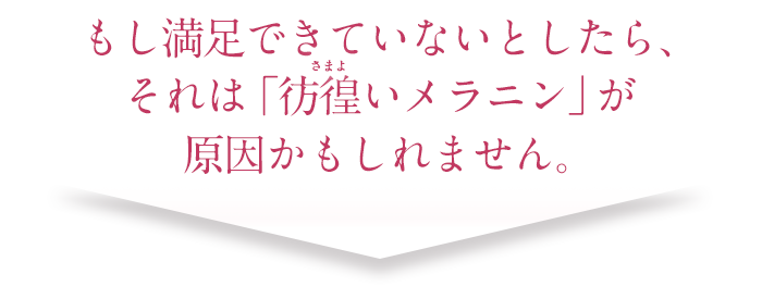 彷徨いメラニン