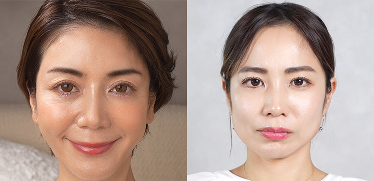 野暮ったい眉メイクの画像