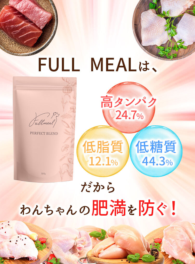 フルミルは高タンパク質低糖質低脂質