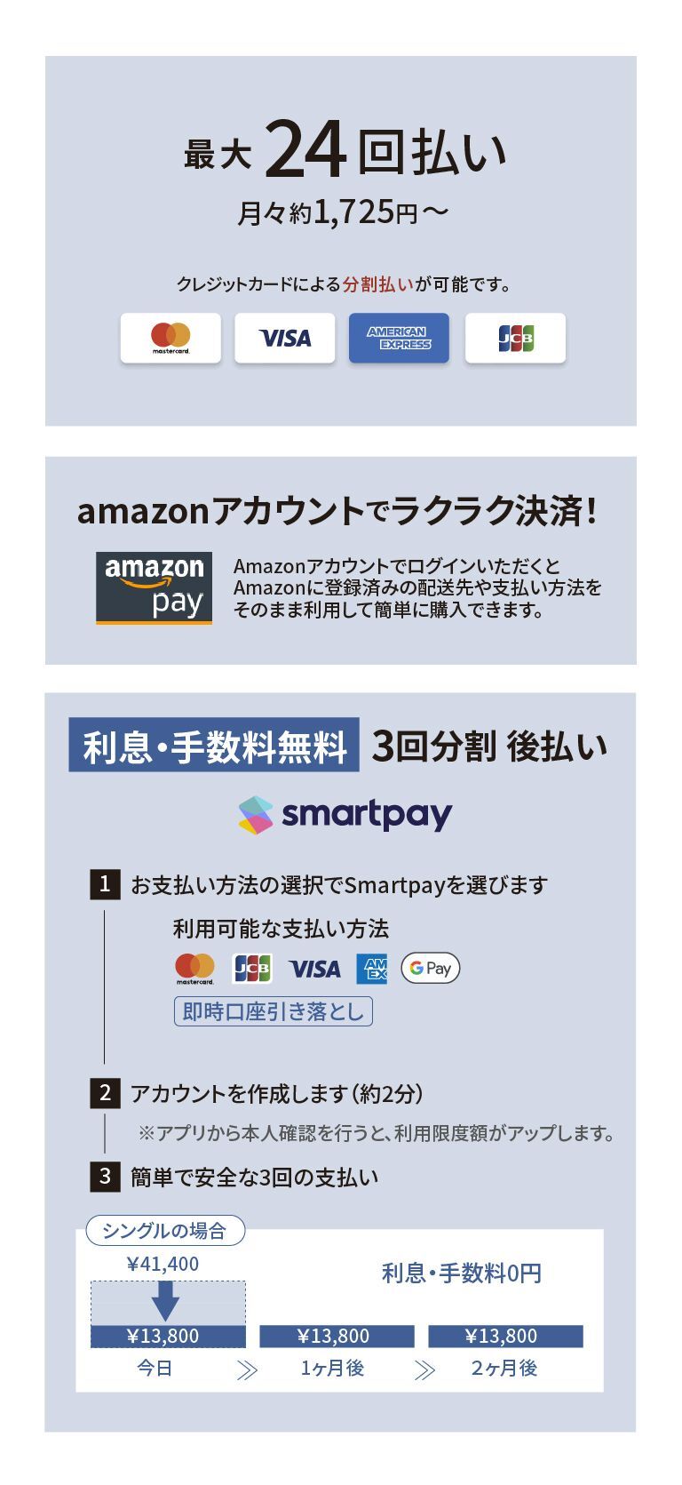 24クレジット&amazonpay