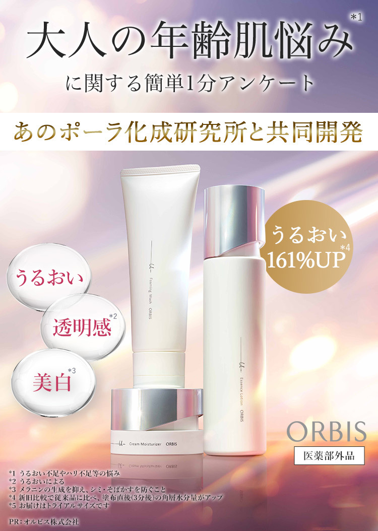 大人の年齢肌悩み