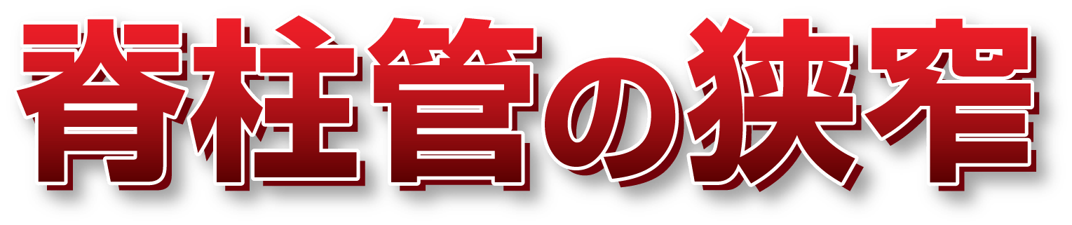 原因は脊柱管狭窄症