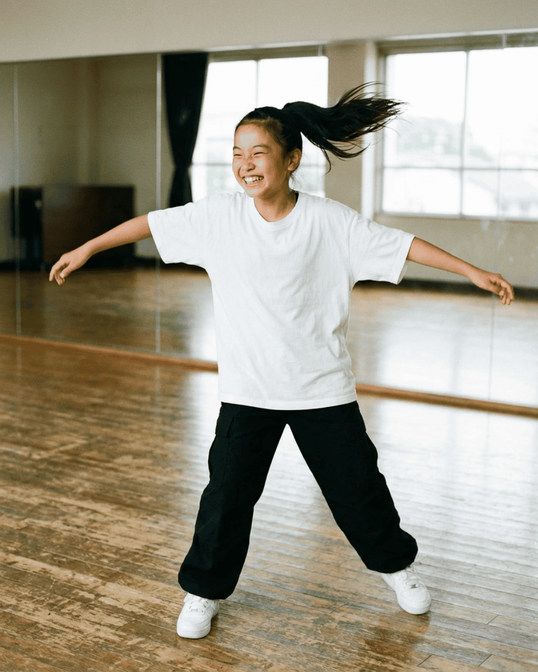 ダンスを頑張る娘