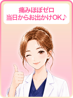【痛み・ダウンタイム】