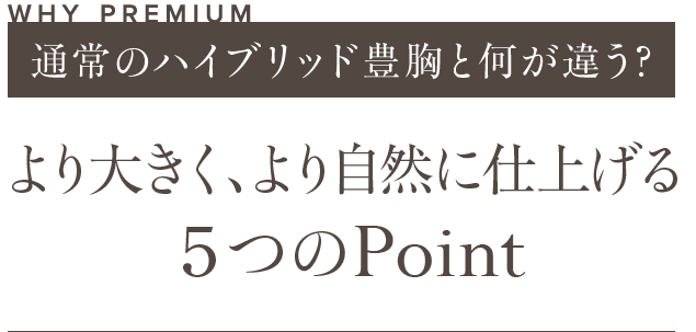 通常のハイブリッド豊胸と何が違う？