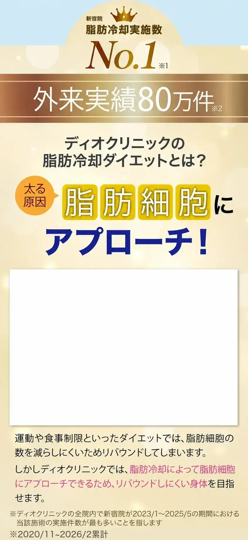 ディオクリニックの脂肪冷却ダイエットとは？