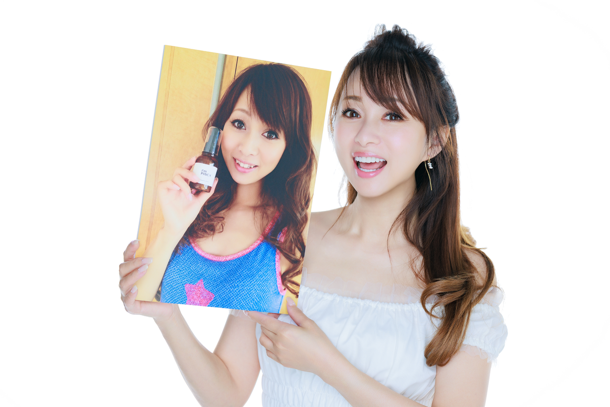 I'm PINCHを持つ美奈代さんの当時と現在の写真